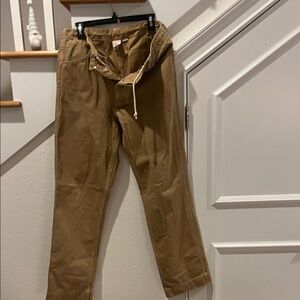 Birdwell beach britches button fly  Men's Tan Pants